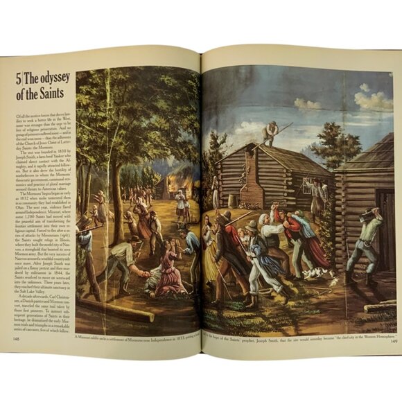 The Pioneers Time Life Old West Series 1974 Leather Bound Edition - Picture 11 of 12